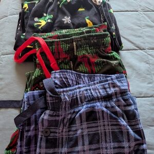 Set of Colorful Patterned Pajama Pants